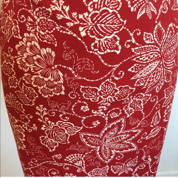 Jones New York Sport Red Pencil Skirt Size 14 - Picture 5 of 5